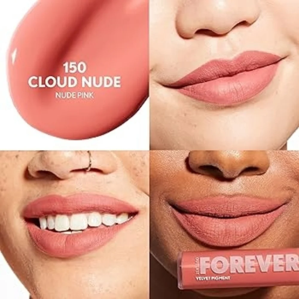 4 x Covergirl Outlast Forever Velvet Lip Pigment, 150 Cloud Nude